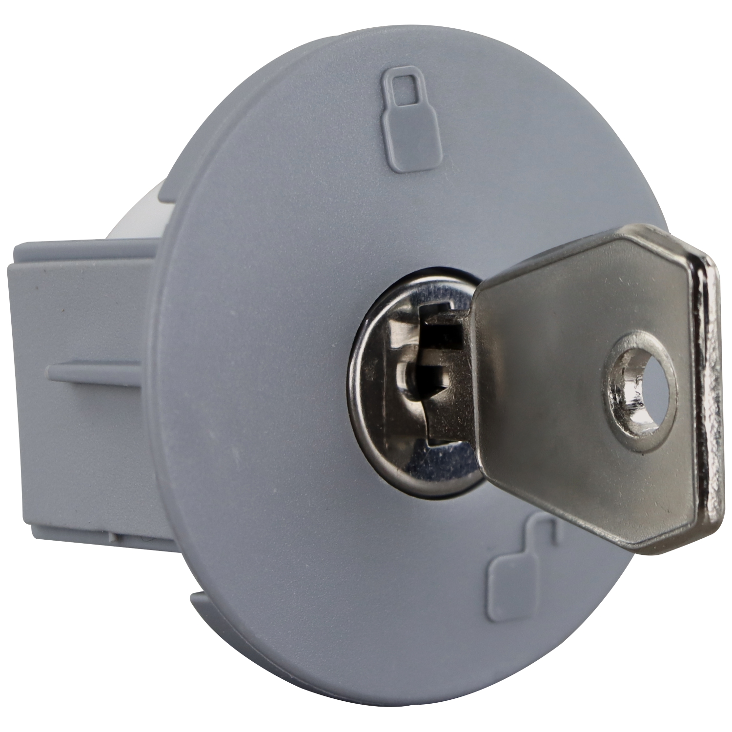 Steckdosenschloss nicht gleichsperrend grau