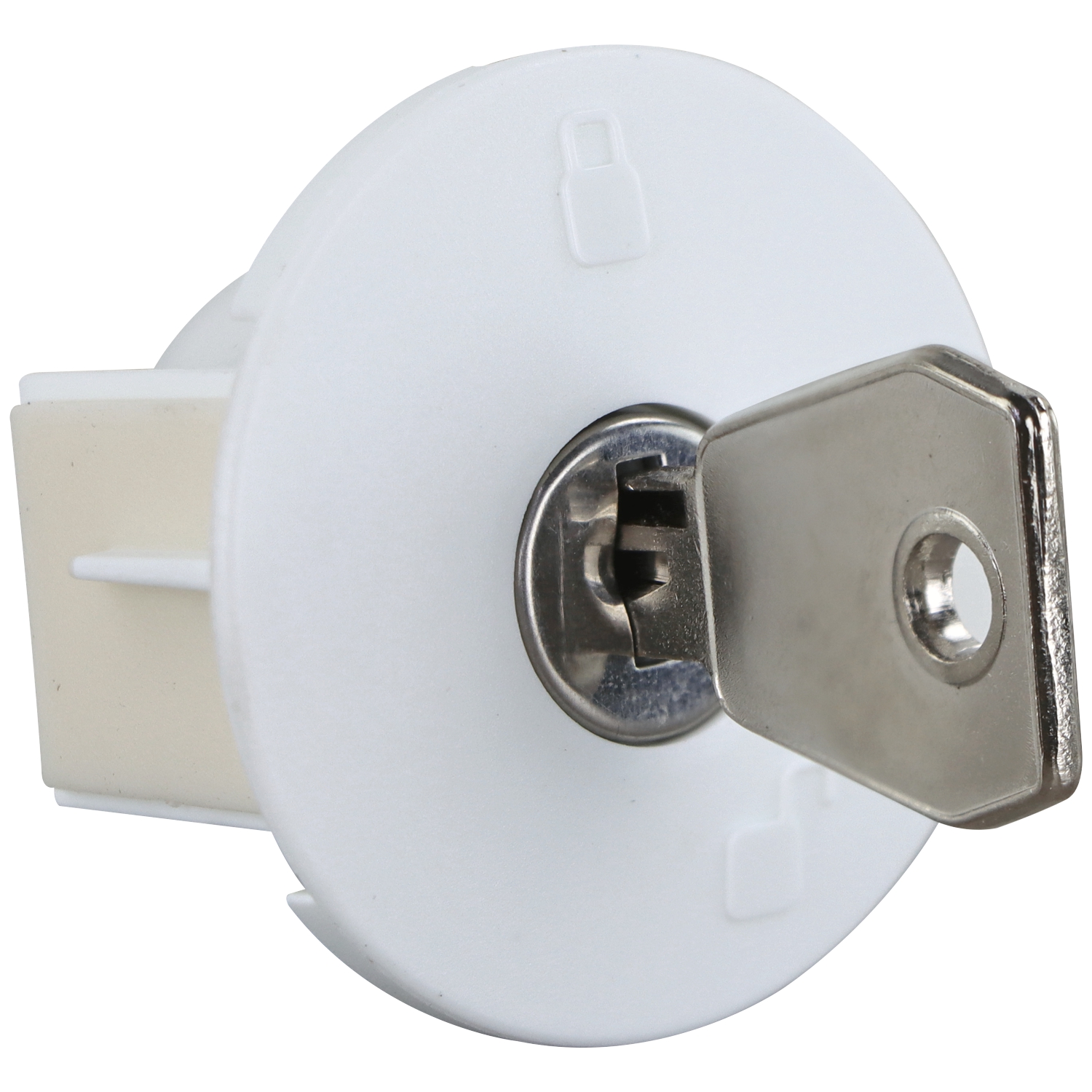 Steckdosenschloss gleichsperrend weiß