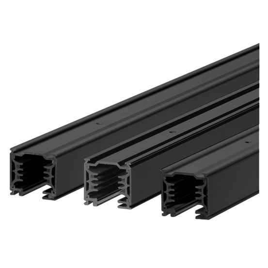 3-Phasen-Stromschiene schwarz