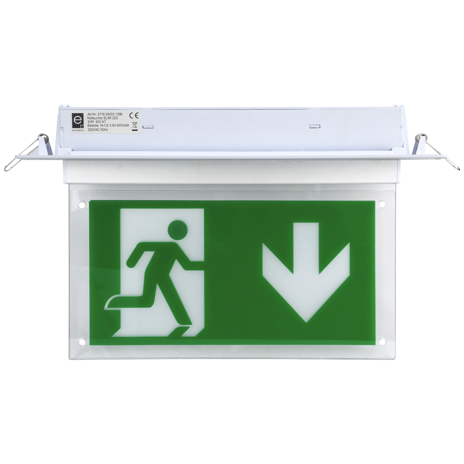 Einbau-Notleuchte SLIM 3H - LiFePO4