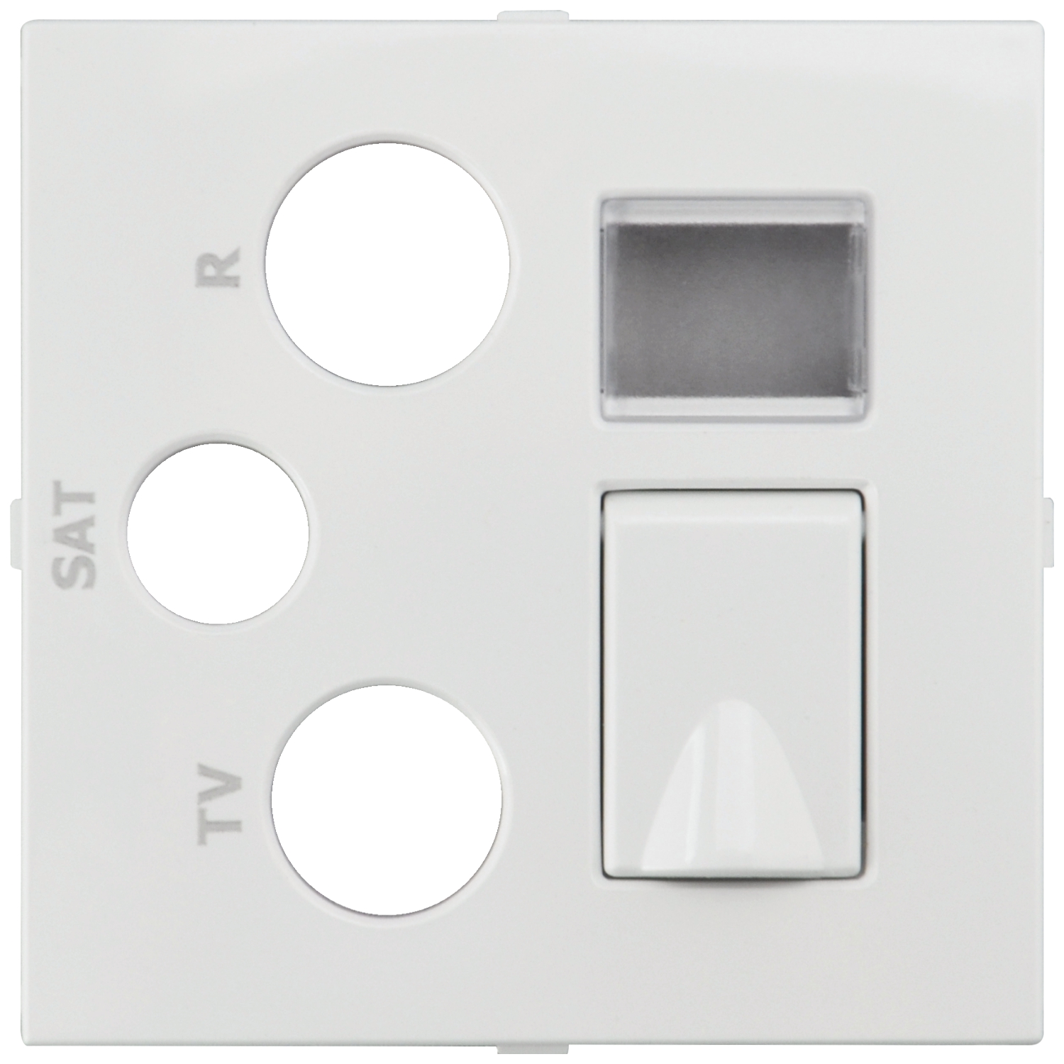 Abdeckungen TV-RF-SAT-1xRJ45