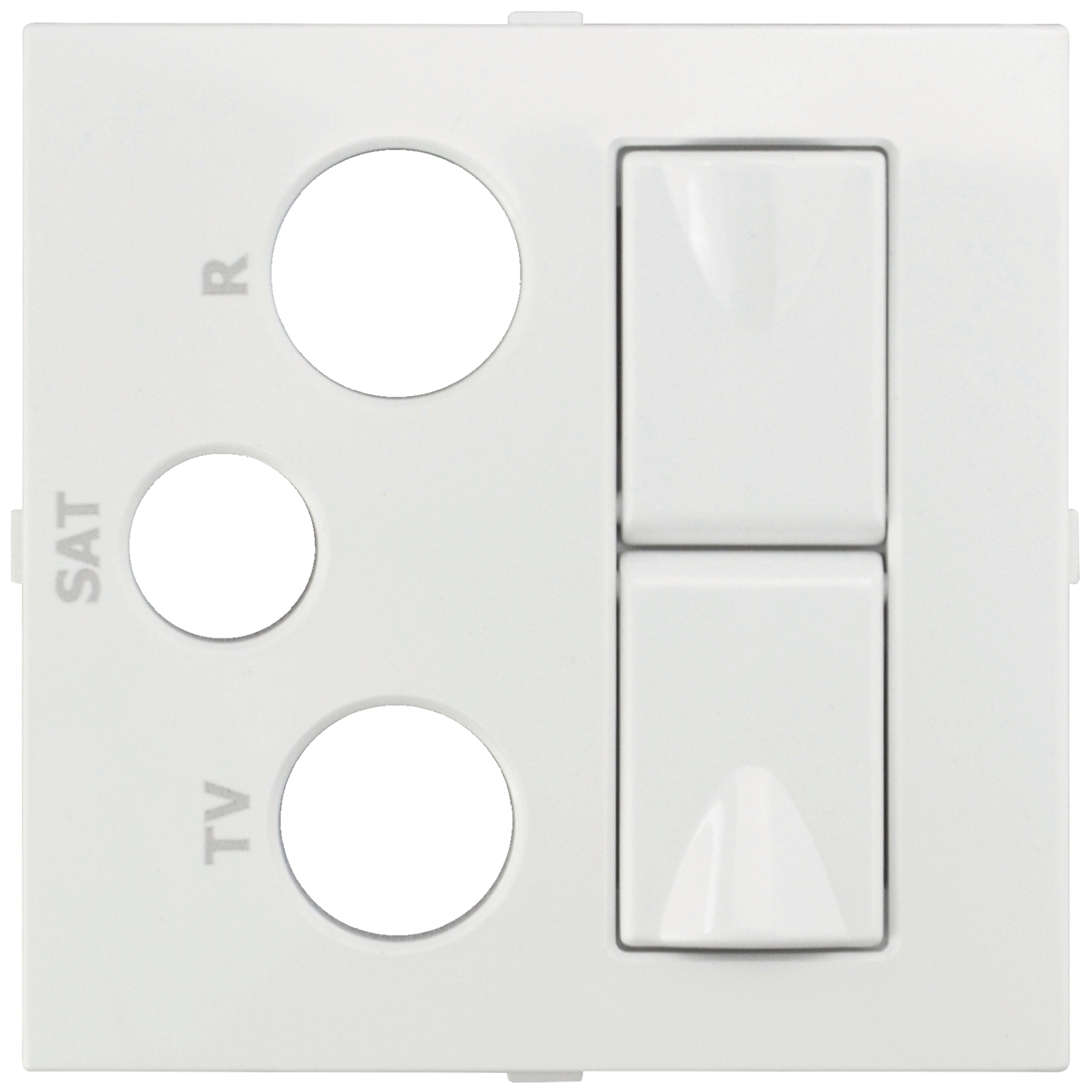 Abdeckungen TV-RF-SAT-2xRJ45