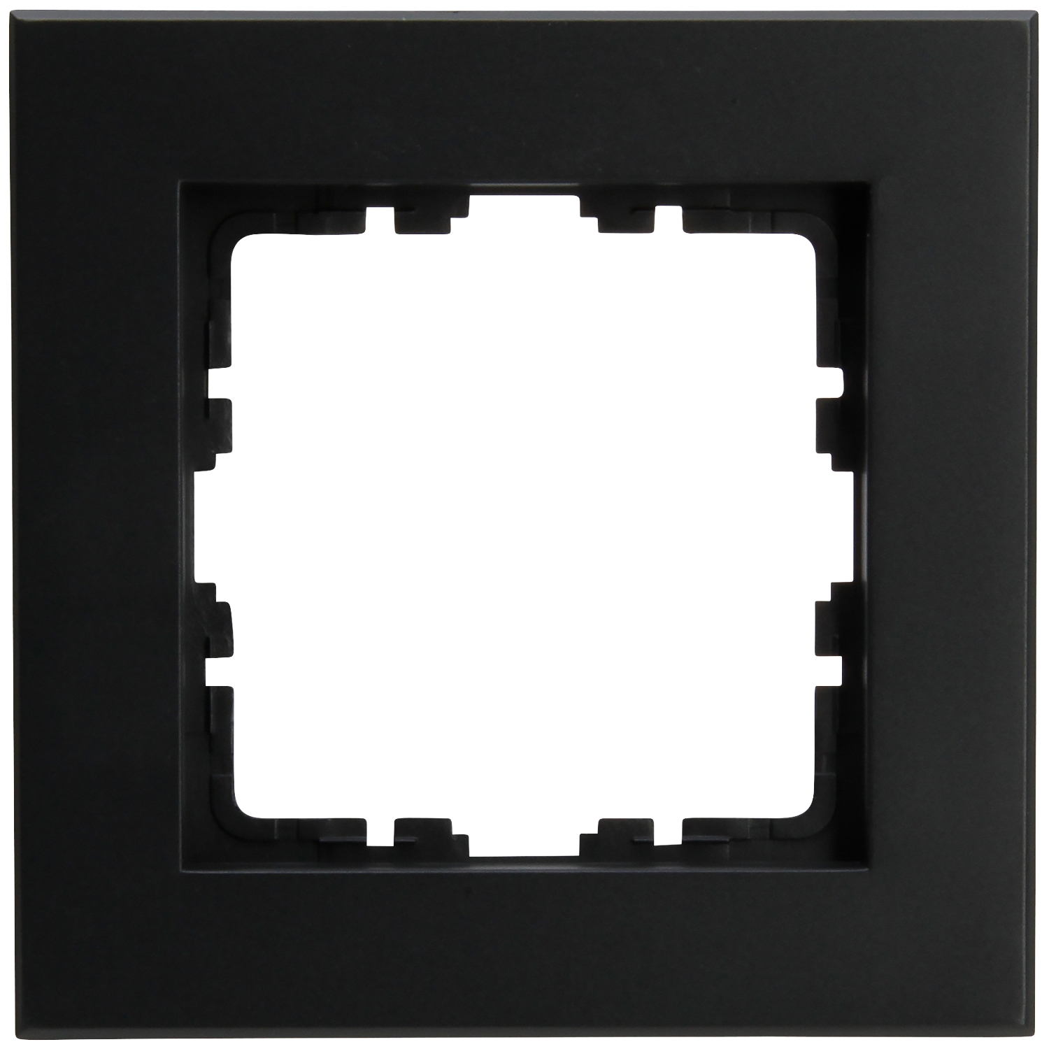 Abdeckrahmen schwarz