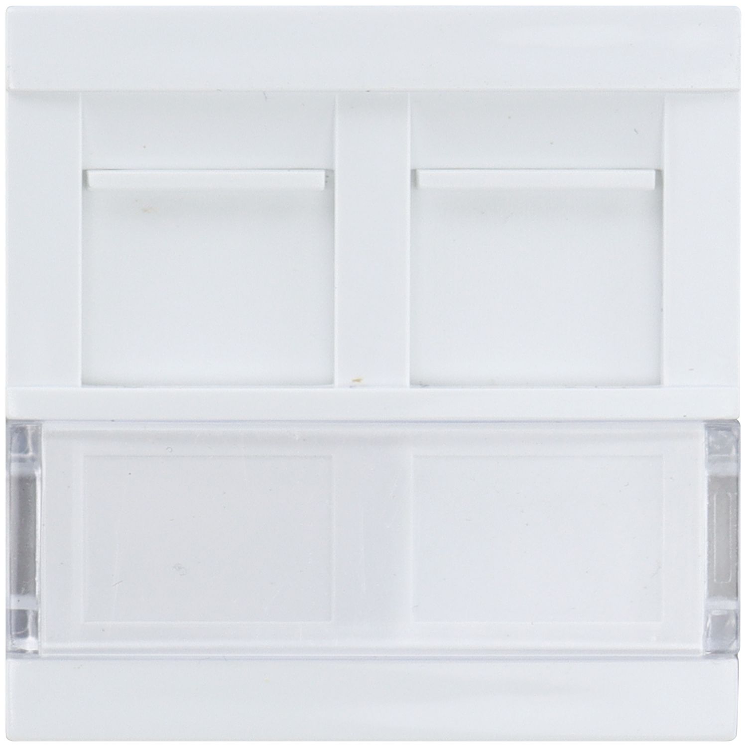 Bodendose UNI 6 - Abdeckung 2xRJ45