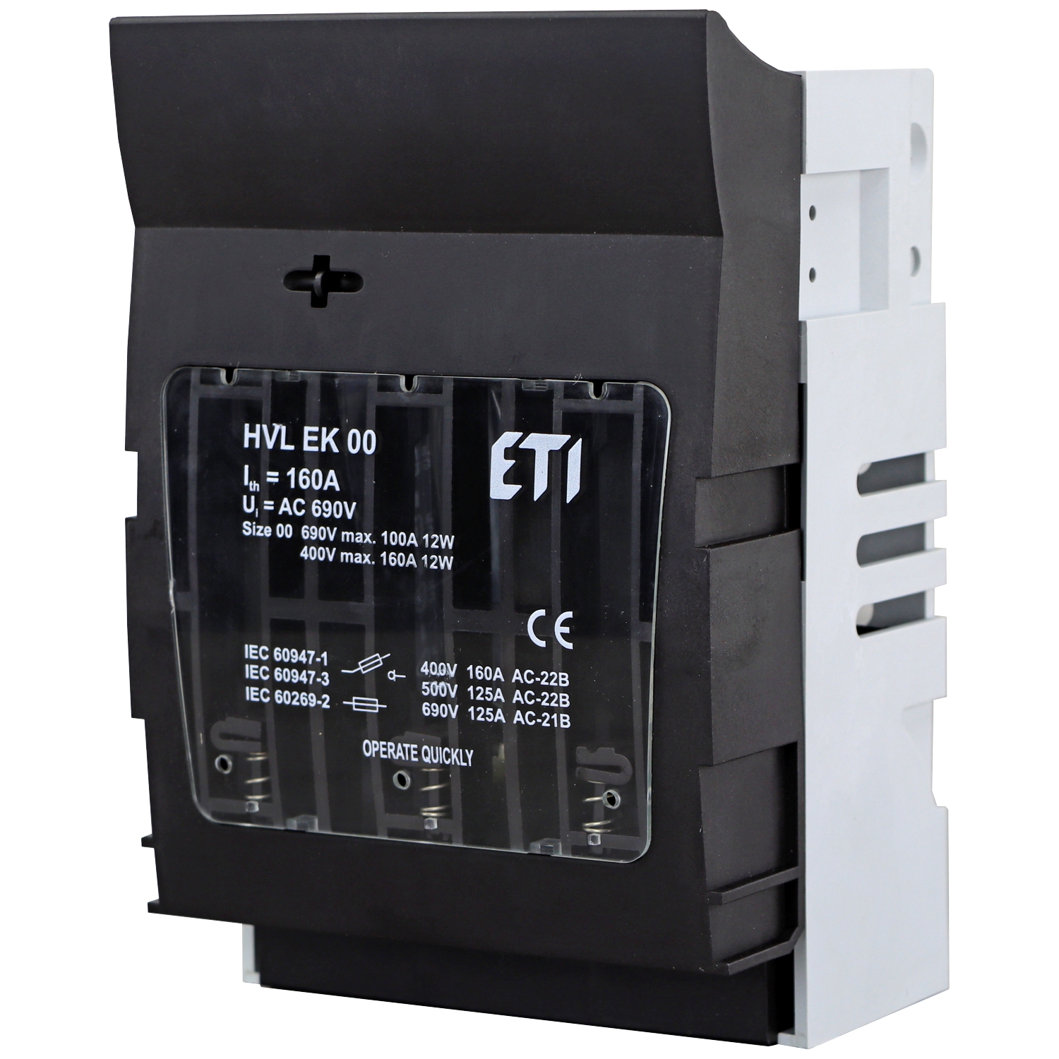 NH-Trenner Größe 00 160A 3-polig