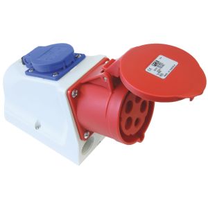 CEE Wandsteckdosen 5x16/32A 