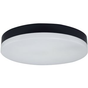 Anbauleuchte ORBIS/RONDO 280 18W 3K schwarz IP44