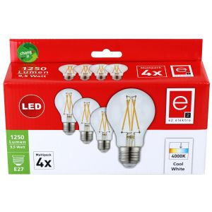 LED Lampe E27 9,5W 1200lm 4000K 4-Stück