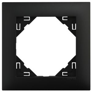 Abdeckrahmen schwarz