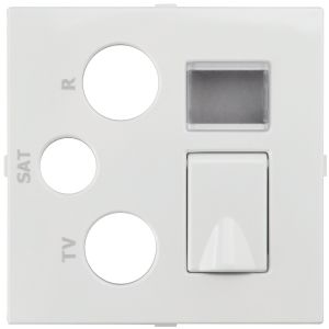 Abdeckungen TV-RF-SAT-1xRJ45