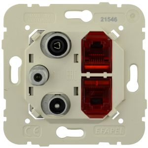 Multimedia TV/RF/SAT/2xRJ45 Logus