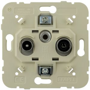 TV/RF/SAT Durchgangsdose Logus