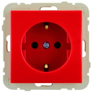 Steckdose rot