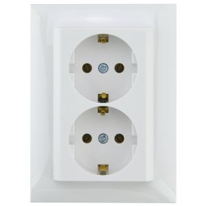 Steckdose 2-fach