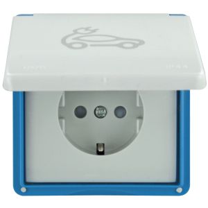 Steckdose für E-Fahrzeuge