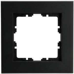 Abdeckrahmen schwarz