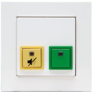 Dienstzimmereinheit für WC-Notruf weiß Pure21