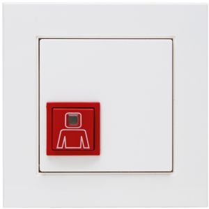 Ruftaster für WC-Notruf weiß Pure21