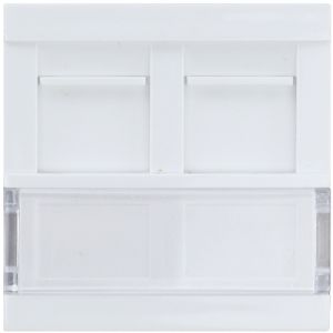 Bodendose UNI 6 - Abdeckung 2xRJ45
