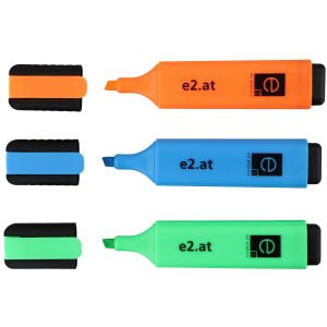 e2 Textmarker 3er Set