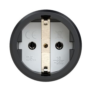 Gummikupplung schwarz IP20 PCE