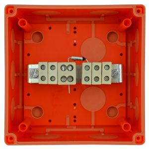 AP Abzweigkasten 126x126 IP66 E90 m. Sicherung