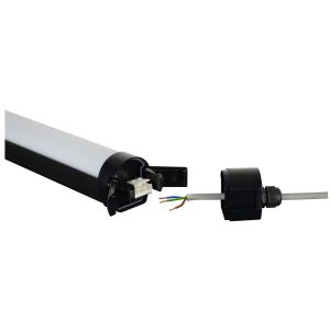 FR-Wannenleuchte PRO S 18W schwarz IP65