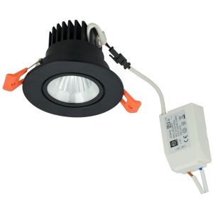 Einbauspot 68 7W schwarz