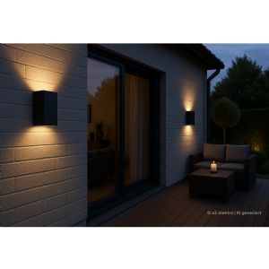 Wandleuchte ASTER up&down GU10 IP65