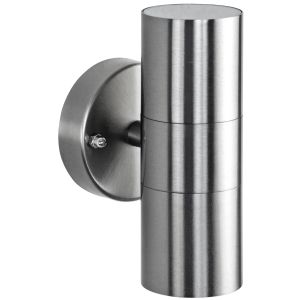 Wandleuchte ELECTRA up&down GU10 IP44 edelstahl