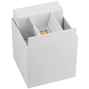 Wandleuchte QUBE up&down 7W CCT IP65 weiß
