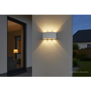 Wandleuchte PETRA up&down 7W CCT IP54 weiß