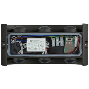 Wandleuchte PETRA up&down 7W CCT IP54 anthrazit