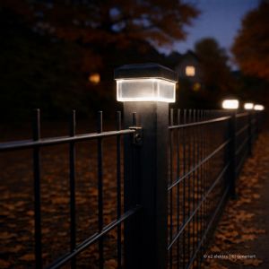 Zaunlicht Solar 4er Set