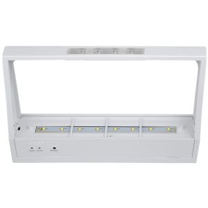 Baupack Notleuchte EasyCON X 3H IP54 weiß LiFePO4