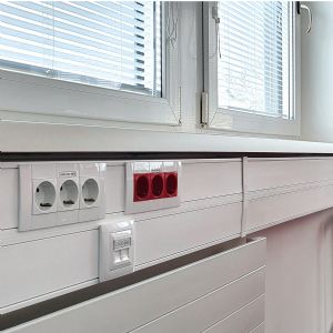 BK Brüstungskanal 110x50mm 2m 1-zügig weiß