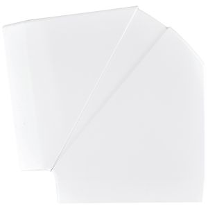 BK Bogen 90° 180x50mm 2-fach weiß