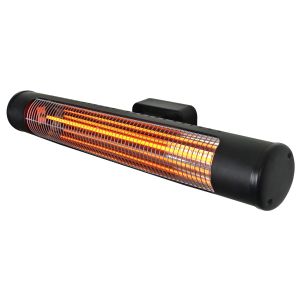 IR-Heizstrahler wall-base 750W/1500W Zugschnur schwarz