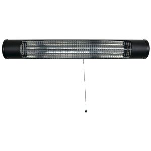 IR-Heizstrahler wall-base 750W/1500W Zugschnur schwarz
