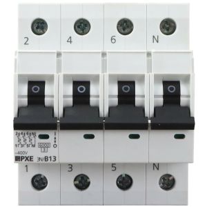 PXE LS-Schalter 3+N B13A