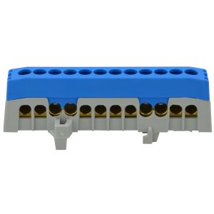 N-Klemme 12-polig blau