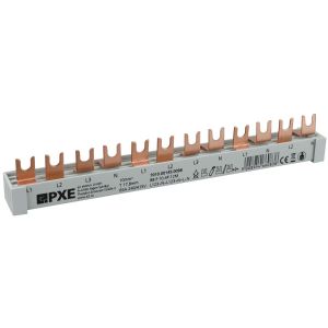 Gabel-Sammelschiene 4p 12TE L123~N~L123~N~L~N
