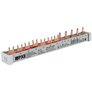 PXE Gabel/Stift-Sammelschiene 4p 12TE L123~N~L123~L~N
