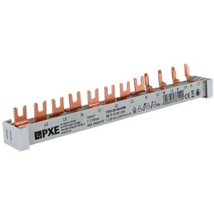 PXE Gabel/Stift-Sammelschiene 4p 12TE L123~N~L123~N~L~N