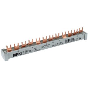 Gabel-Sammelschiene 4p 12TE L123~N~L123~N~L123~N