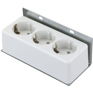 AP Steckdose 3f mit Halter